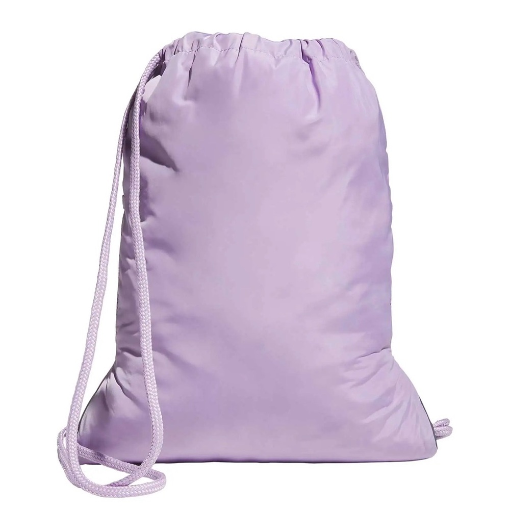 Adidas 3 Stripe Drawstring Backpack Sackpack - Picture 5 of 5